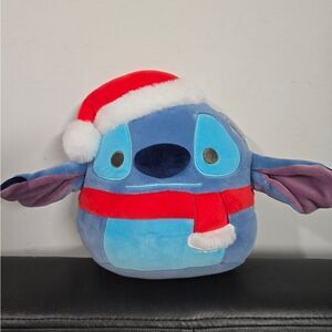 Squishmallows Original Disney 8-inch Blue Holiday Christmas Stitch Child's Ultra